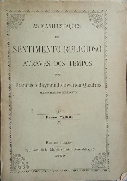 AS MANIFESTAÃ‡Ã•ES DO SENTIMENTO RELIGIOSO ATRAVÃ‰S DO TEMPO.