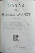 OBRAS DE ALMEIDA GARRETT, VOLUME I.