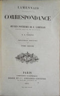 CORRESPONDANCE. [2 VOLS.]
