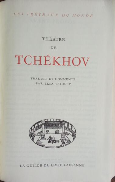 THÉATRE DE TCHEKHOV.