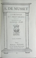 COMÉDIES ET PROVERBES. [2 VOLS.]