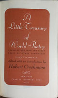 A LITTLE TREASURY OF WORLD POETRY.