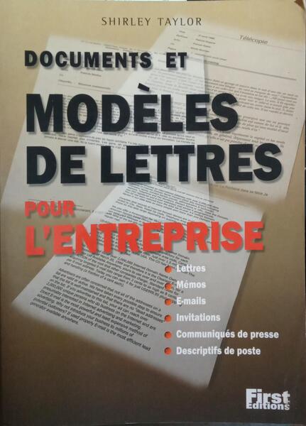 DOCUMENTS ET MODÈLES DE LETTRES POUR L'ENTREPRISE. [1.ª EDIÇÃO]