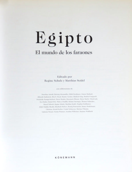 EGIPTO, EL MUNDO DE LOS FARAONES.