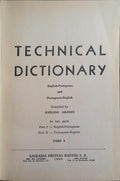 TECHNICAL DICTIONARY, DICIONÁRICO TÉCNICO. [2 VOL.]