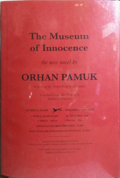 THE MUSEUM OF INNOCENCE. [AUTOGRAFADO]