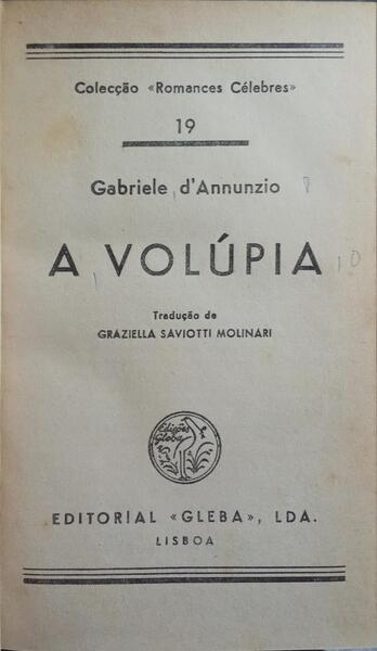 A VOLÚPIA.