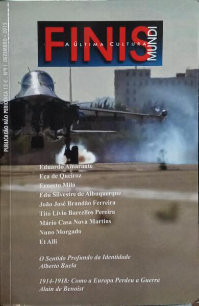 FINIS MUNDI: A ÚLTIMA CULTURA, N.º 9, DEZEMBRO 2015.