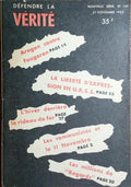 DÉFENDRE LA VÉRITÉ, NOUVELLE SÉRIE, N.º 100, NOVEMBRE 1953.