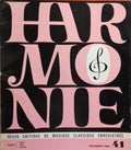 HARMONIE, N.º 33, JANVIER 1968 - N.º 42, DÉCEMBRE 1968. [10 NÚMEROS]