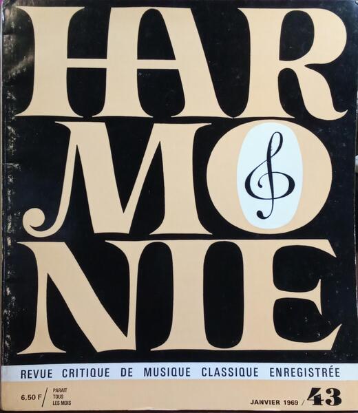 HARMONIE, N.º 43, JANVIER 1969 - N.º 62, DÉCEMBRE 1969. [COMPLETO]