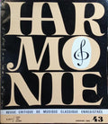 HARMONIE, N.º 43, JANVIER 1969 - N.º 62, DÉCEMBRE 1969. [COMPLETO]