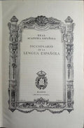 DICCIONARIO DE LA LENGUA ESPAÑOLA. [RAE, 1939]