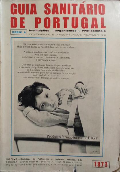 GUIA SANITÁRIO DE PORTUGAL, 3.º ANO 1973.