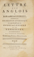 LETTRE D’UN ANGLOIS A SON AMI A LA HAYE, [2 OBRAS]