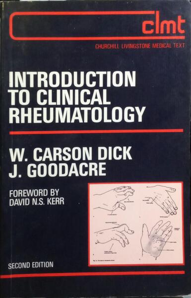INTRODUCTION TO CLINICAL RHEUMATOLOGY.