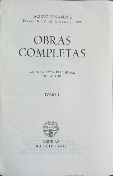 OBRAS COMPLETAS. [10 VOLS.]