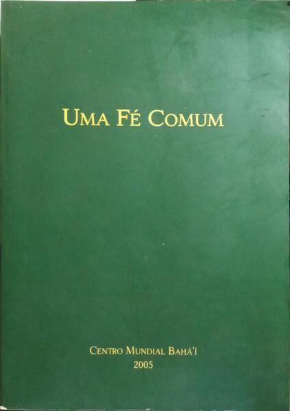 UMA FÉ COMUM.