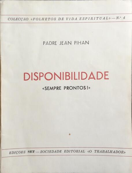 DISPONIBILIDADE.