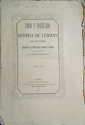 AMOR E MARTYRIO OU BERTHA DE LERMAN.