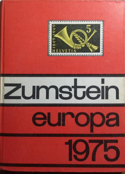 BRIEFMARKEN-KATALOG ZUMSTEIN. EUROPA 1975. [58.ª EDIÇÃO]