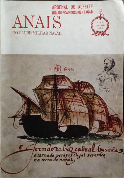 ANAIS DO CLUBE MILITAR NAVAL, VOLUME CX - ABRIL A JUNHO DE 1980.