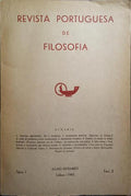 REVISTA PORTUGUESA DE FILOSOFIA, TOMO I, FASC. 3, JULHO-SETEMBRO 1945.