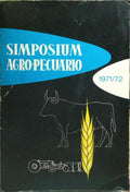 SIMPOSIUM AGRO-PECUÁRIO, 13.º VOLUME, 1971/72.
