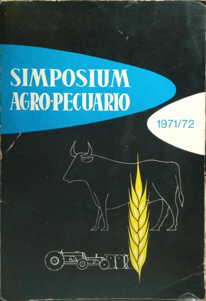 SIMPOSIUM AGRO-PECUÁRIO, 13.º VOLUME, 1971/72.