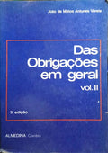 DAS OBRIGAÇÕES EM GERAL, VOLUME II. [3.ª EDIÇÃO]