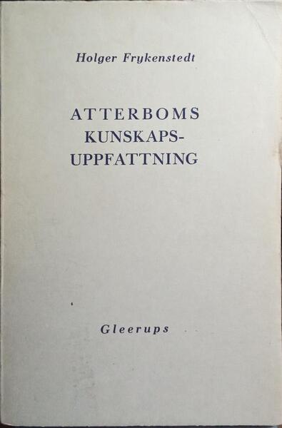 ATTERBOMS KUNSKAPSUPPFATTNING.