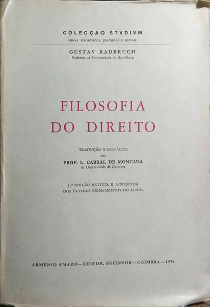 FILOSOFIA DO DIREITO. [5.Âª EDIÃ‡ÃƒO]