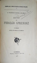 AUTO DO FIDALGO APRENDIZ.