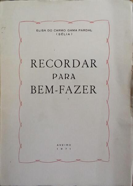 RECORDAR PARA BEM-FAZER.
