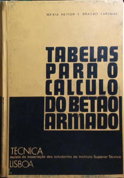 TABELAS PARA O CÁLCULO DO BETÃO ARMADO.
