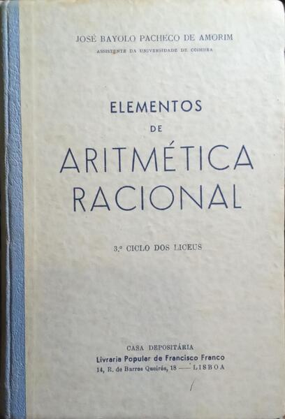 ELEMENTOS DE ARITMÉTICA RACIONAL.