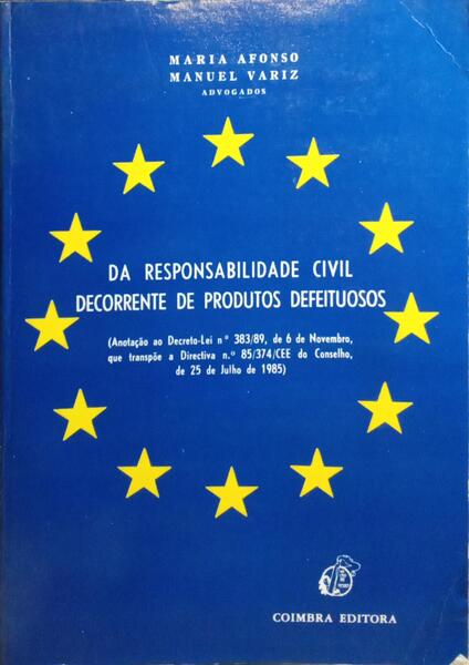 DA RESPONSABILIDADE CIVIL DECORRENTE DE PRODUTOS DEFEITUOSOS.