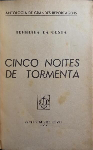CINCO NOITES DE TORMENTA.
