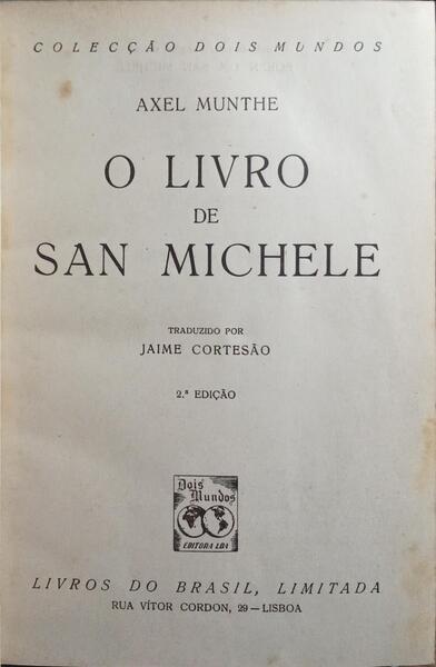O LIVRO DE SAN MICHELE.