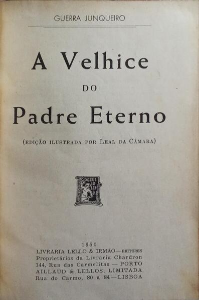 A VELHICE DO PADRE ETERNO.