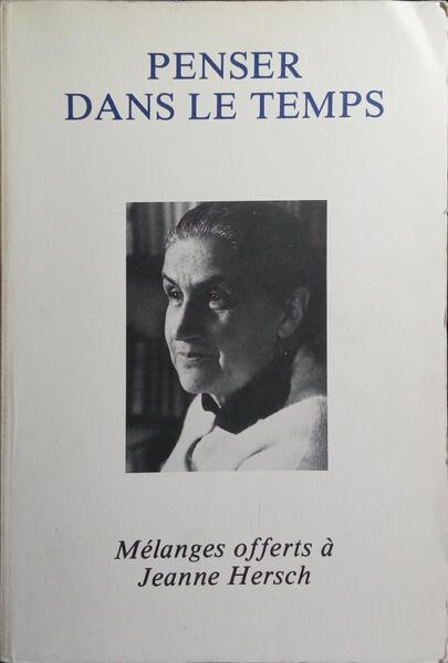 PENSER DANS LE TEMPS.
