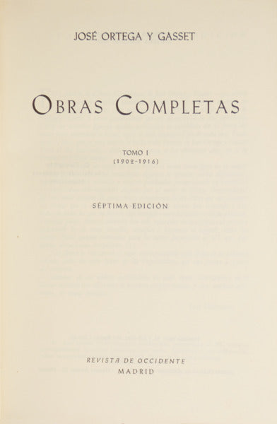 OBRAS COMPLETAS. [ED. MISTAS]