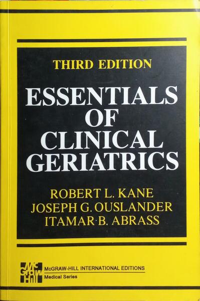 ESSENTIAL OF CLINICAL GERIATRICS.