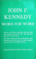 JOHN F. KENNEDY: WORD FOR WORD.