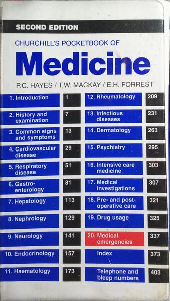 CHURCHILL'S POCKETBOOK OF MEDICINE.