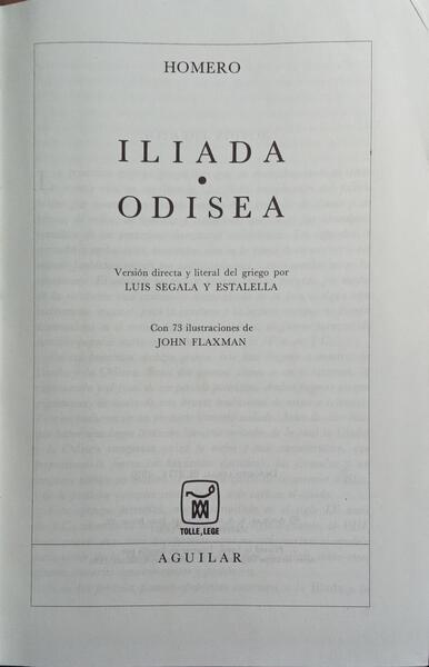 ILIADA. ODISEA.