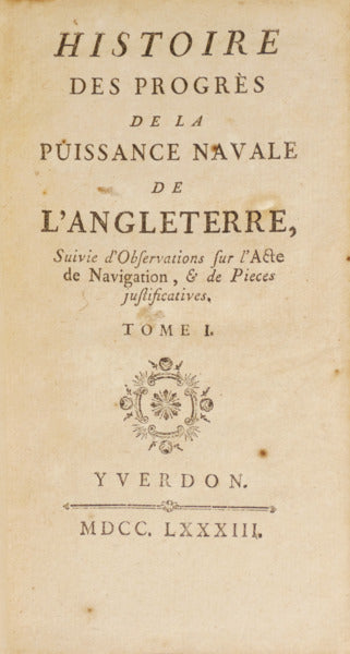 HISTOIRE DES PROGRÈS DE LA PUISSANCE NAVALE DE L'ANGLETERRE,