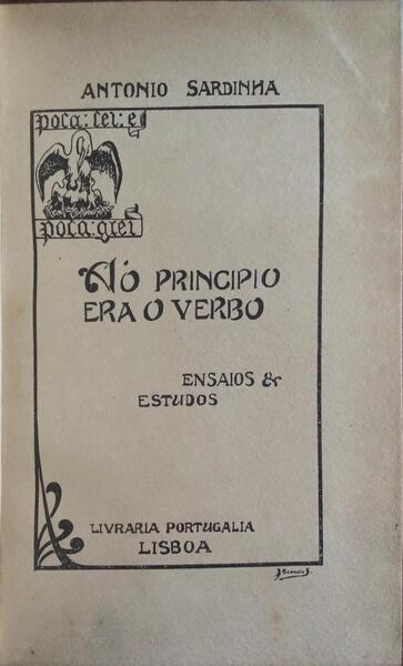 AO PRINCIPIO ERA O VERBO.