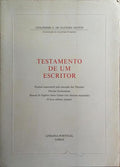 TESTAMENTO DE UM ESCRITOR.