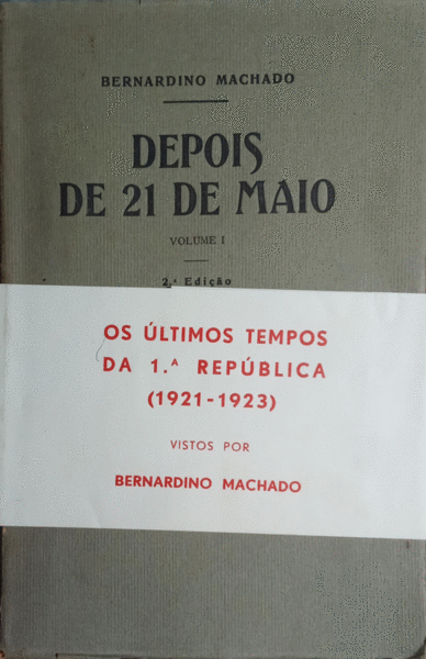 DEPOIS DE 21 DE MAIO. [2.ª EDIÇÃO - C.TARJA]